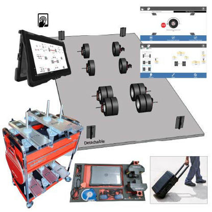 Picture of John Bean V6200 Heavy-Duty Commercial Truck and Bus Wheel Alignment System